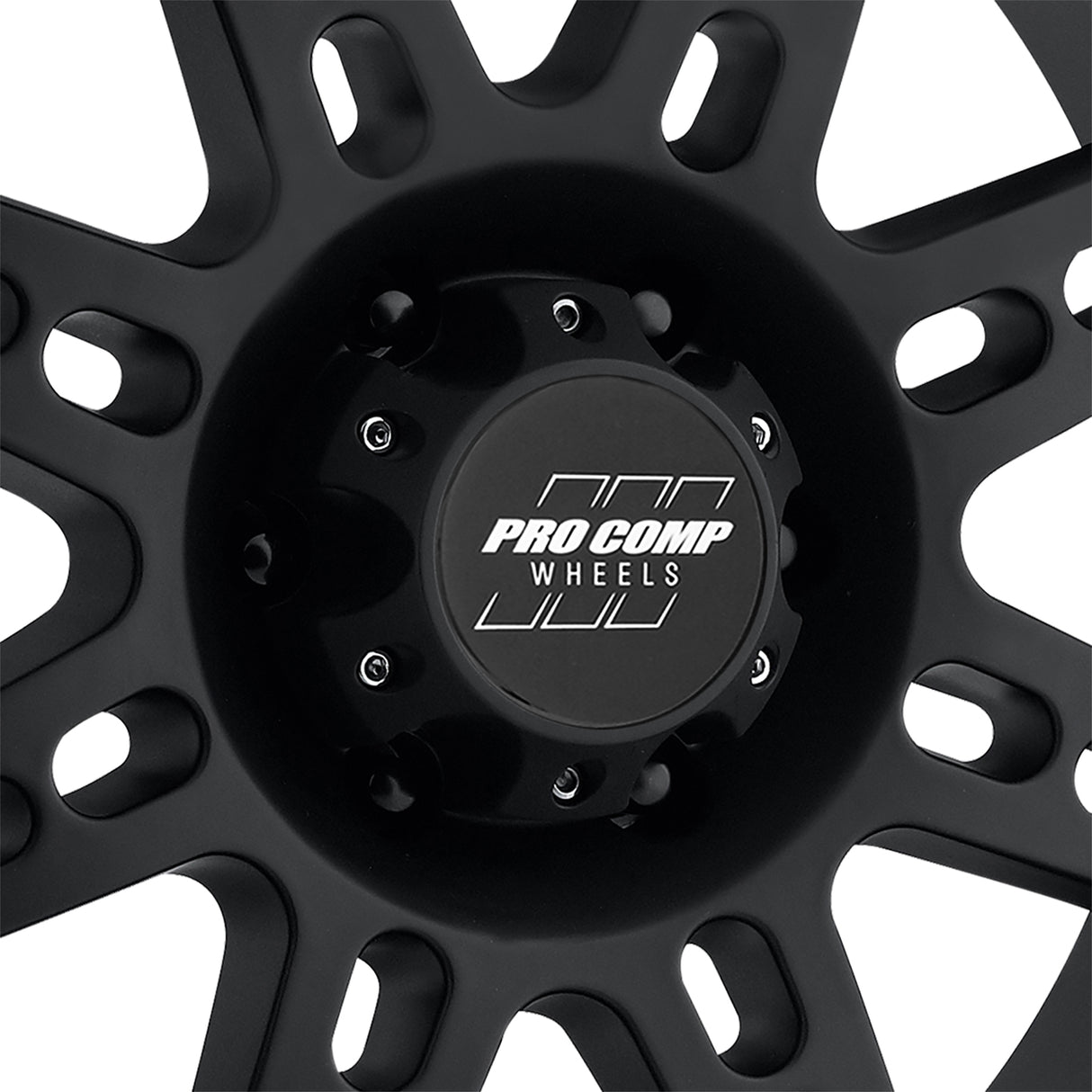 Stryker Matte Black 18x9 6x5.5 5BS Offset 0mm Cap P/N 703165500 Pro Comp Wheel  AXOPROS