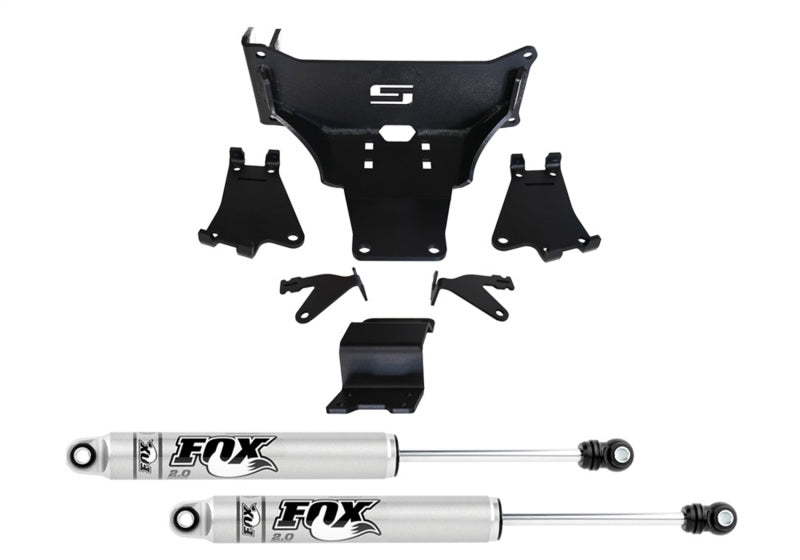 Superlift 05-22 F250/350 4WD Dual Steering Stabilizer Kit w/ Fox 2.0 Shocks (No Lift Req) Superlift Steering Stabilizer AXOPROS