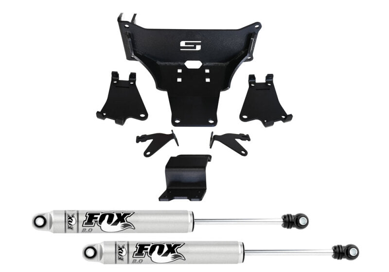 Superlift 17-24 Ford F-450/550 Super Duty 4WD Dual Steering Stabilizer Kit w/ Fox 2.0 Shocks Superlift Steering Stabilizer AXOPROS