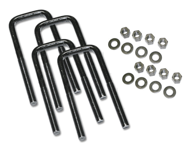 Superlift U-Bolt 4 Pack 5/8x3-1/4x16 Square w/ Hardware Superlift Bolts AXOPROS