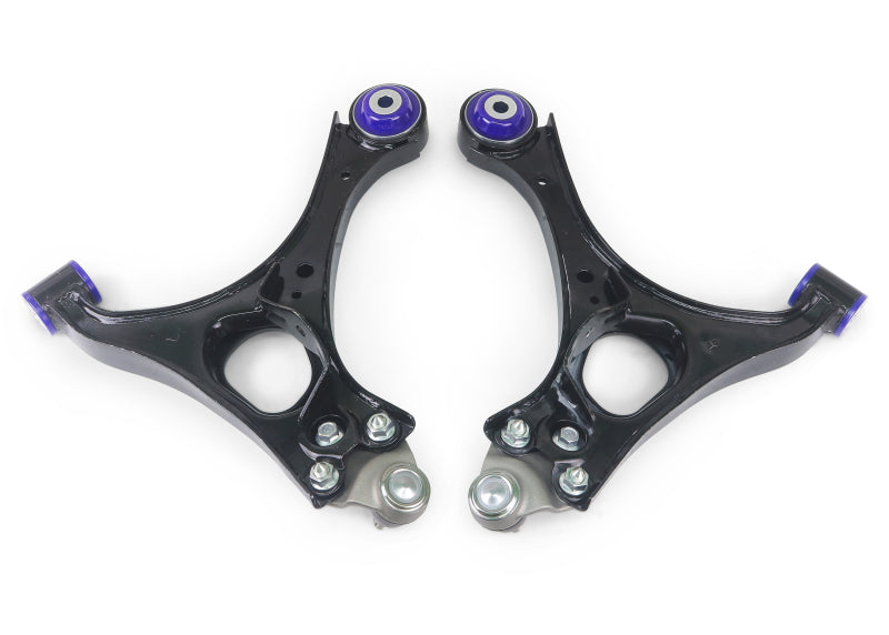 SuperPro 06 Honda Civic DX Front Lower Control Arm Set W/ Bushings Superpro Control Arms AXOPROS