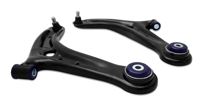 Superpro 13-17 Ford Fiesta Complete Front Lower Control Arm Kit (Caster Increase) Superpro Control Arms AXOPROS