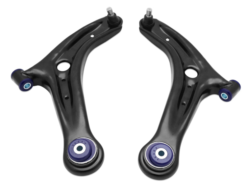 Superpro 13-17 Ford Fiesta Complete Front Lower Control Arm Kit (Caster Increase) Superpro Control Arms AXOPROS