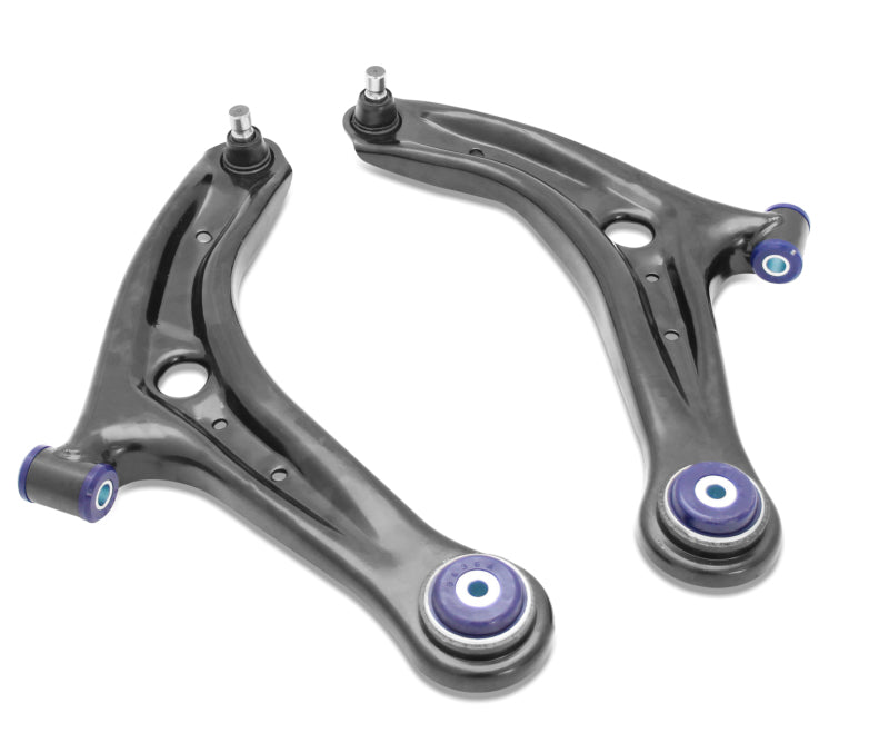 SuperPro 14-19 Ford Fiesta ST Front Lower Control Arm Set w/ Preinstalled SuperPro Bushings Superpro Control Arms AXOPROS
