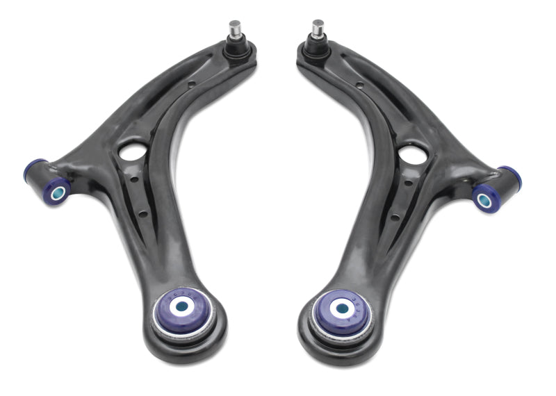 SuperPro 14-19 Ford Fiesta ST Front Lower Control Arm Set w/ Preinstalled SuperPro Bushings Superpro Control Arms AXOPROS