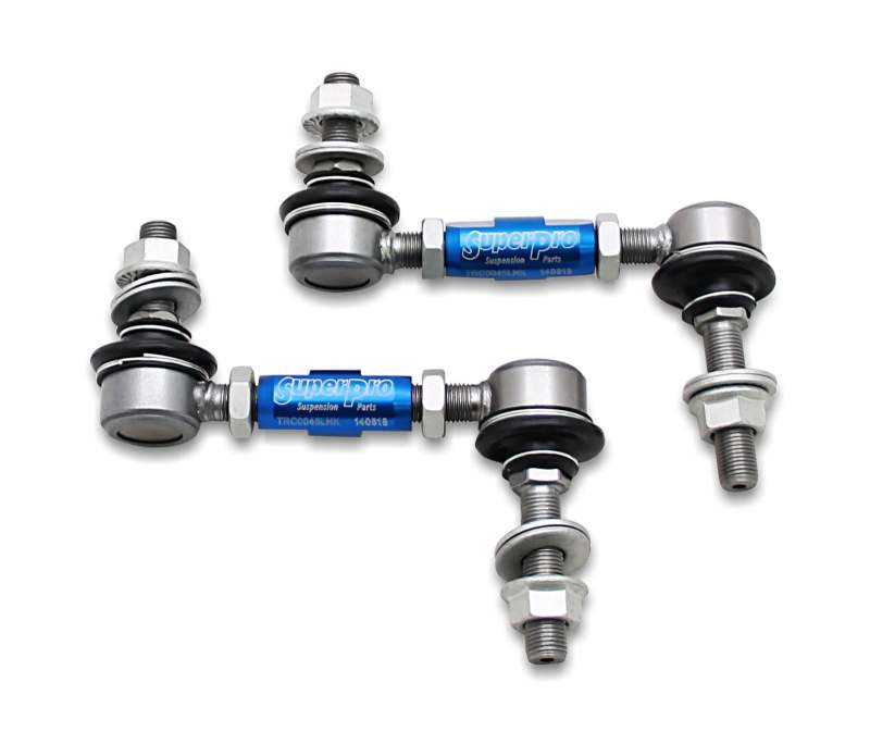 SuperPro 2006 Audi A3 Base Rear HD Adjustable End Link Set Superpro Sway Bar Endlinks AXOPROS