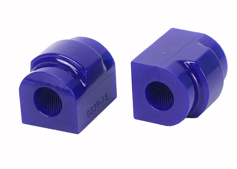 SuperPro 2009 BMW Z4 sDrive30i Rear 15mm Sway Bar Mount Bushing Set Superpro Sway Bar Bushings AXOPROS