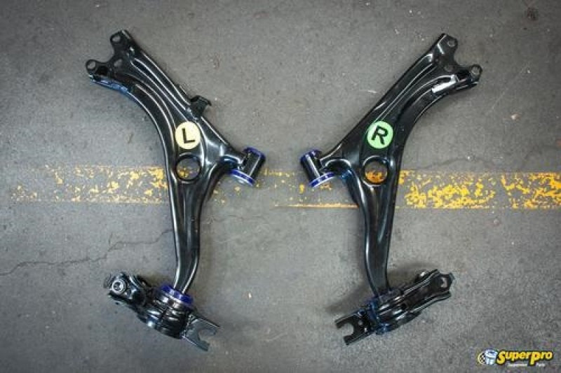 SuperPro 2016 Honda Civic EX Front Lower Control Arm Set w/ Bushings Superpro Control Arms AXOPROS