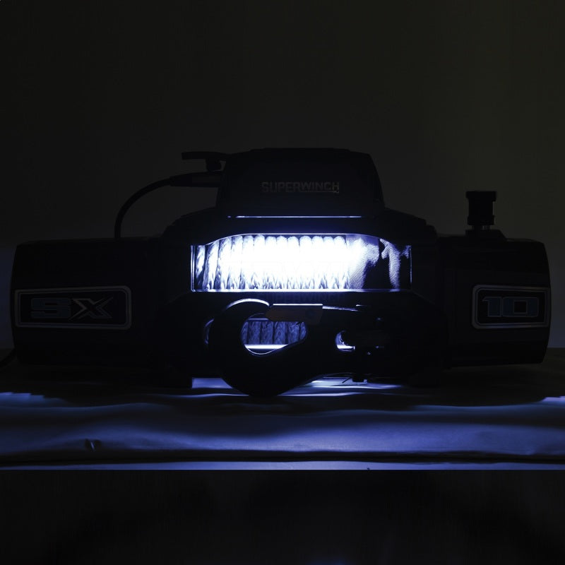 Superwinch 10000 LBS 12V DC 3/8in x 80ft Synthetic Rope SX 10000 Winch Superwinch Winches AXOPROS