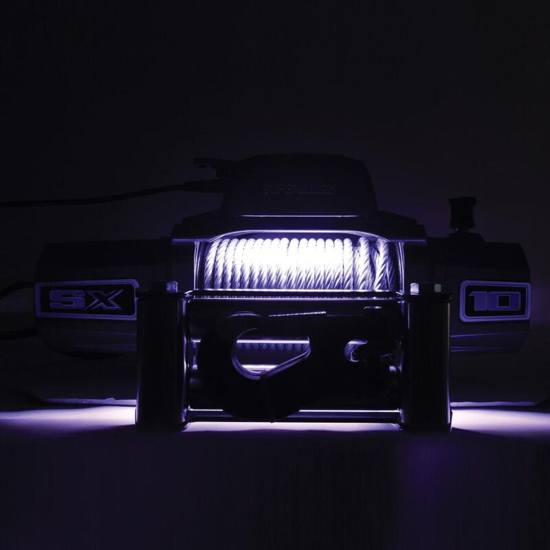 Superwinch 10000 LBS 12V DC 3/8in x 85ft Wire Rope SX 10000 Winch Superwinch Winches AXOPROS