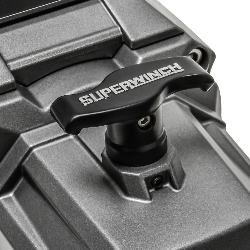 Superwinch 12000 LBS 12V DC 3/8in x 85ft Wire Rope SX 12000 Winch - Graphite Superwinch Winches AXOPROS
