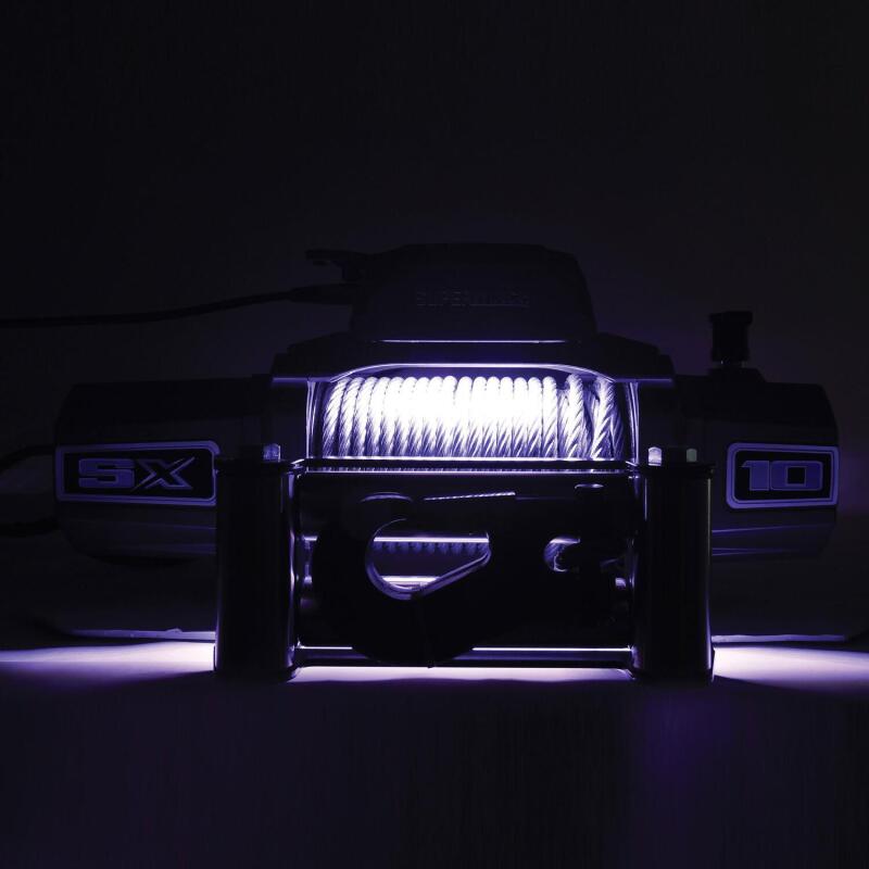 Superwinch 12000 LBS 12V DC 3/8in x 85ft Wire Rope SX 12000 Winch - Graphite Superwinch Winches AXOPROS