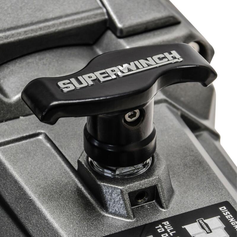 Superwinch 12000 LBS 12V DC 3/8in x 85ft Wire Rope SX 12000 Winch - Graphite Superwinch Winches AXOPROS