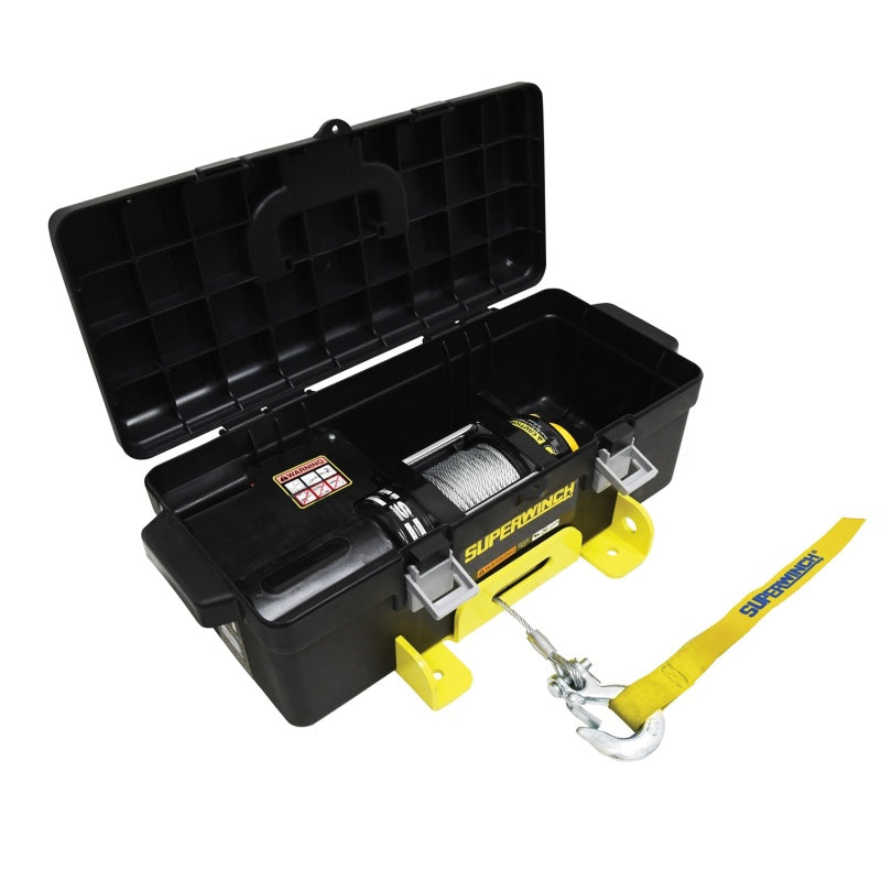 Superwinch 4000 LBS 12V DC 3/16in x 50ft Steel Rope Winch2Go Steel Rope Superwinch Winches AXOPROS