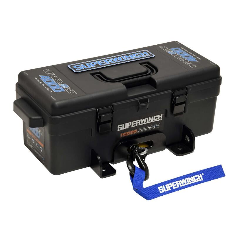 Superwinch 4000 LBS 12V DC 3/16in x 50ft Steel Rope Winch2Go Steel Rope Superwinch Winches AXOPROS