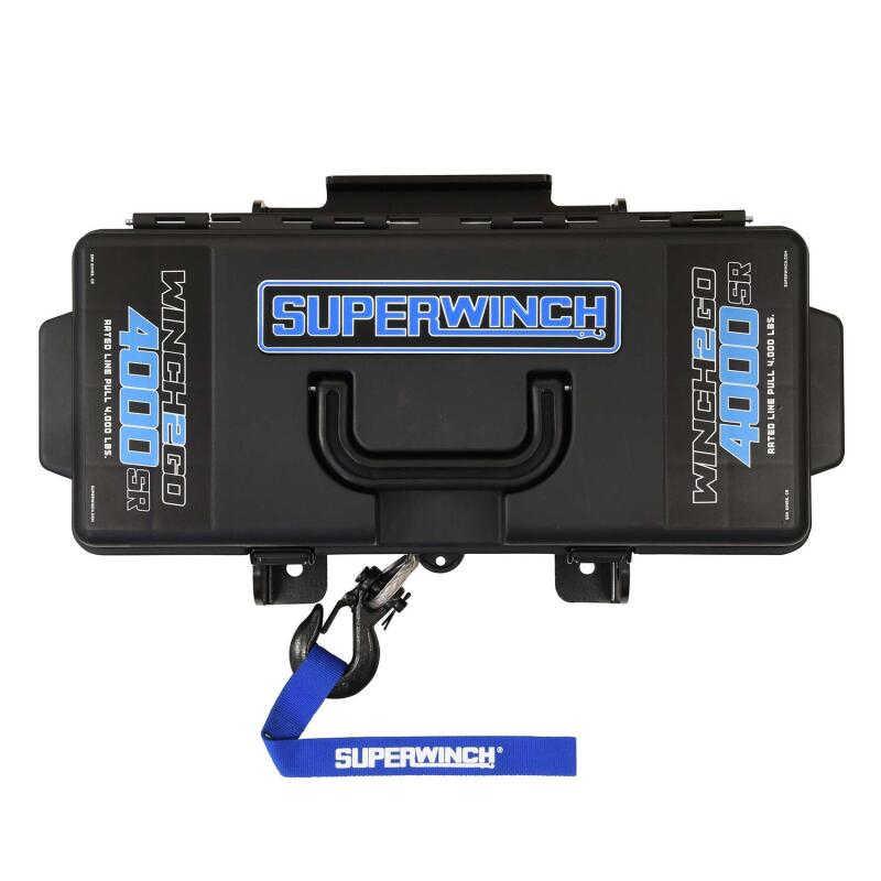 Superwinch 4000 LBS 12V DC 3/16in x 50ft Synthetic Rope Winch2Go Superwinch Winches AXOPROS