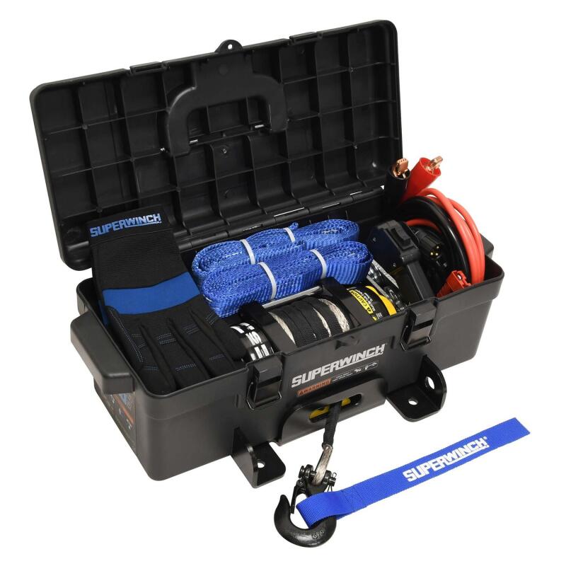 Superwinch 4000 LBS 12V DC 3/16in x 50ft Synthetic Rope Winch2Go Superwinch Winches AXOPROS