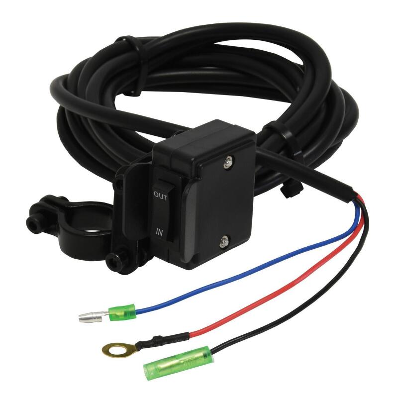 Superwinch 4500 LBS 12V DC 15/64in x 50ft Steel Rope Terra 4500 Winch - Gray Wrinkle Superwinch Winches AXOPROS