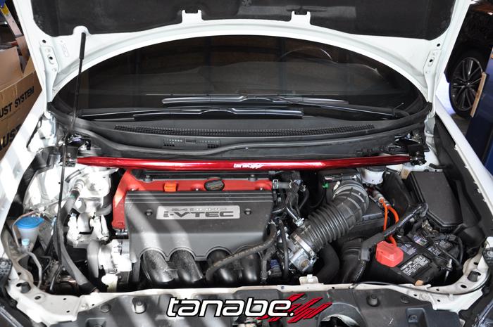 Tanabe Sustec Front Strut Tower Bar 2013 Honda Civic Si Sedan Tanabe Strut Bars AXOPROS