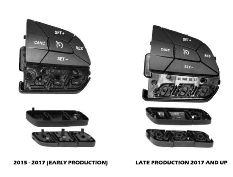 Tazer 17-21 Dodge Challenger/Charger/Durango/17-21 Jeep Grand Cherokee Aux Buttons - Type B Tazer Wiring Connectors AXOPROS