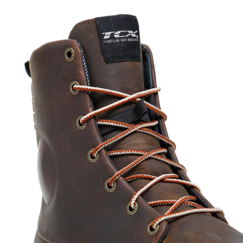 TCX Blend 2 Waterproof Boot Brown Size - 46 TCX Motorcycle Boots AXOPROS