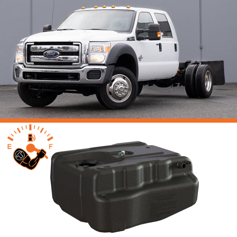 Titan Fuel Tanks 11-19 Ford F-350/F-450 Narrow Frame 40 Gallon After-Axle Utility Fuel Tank Titan Fuel Tanks Fuel Tanks AXOPROS