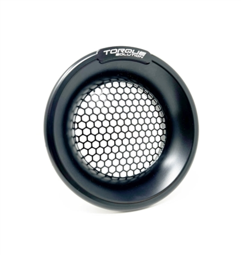 Torque Solution Billet Turbo Velocity Stack Shield For 4in Inlet - Black Torque Solution Intercooler Pipe Kits AXOPROS