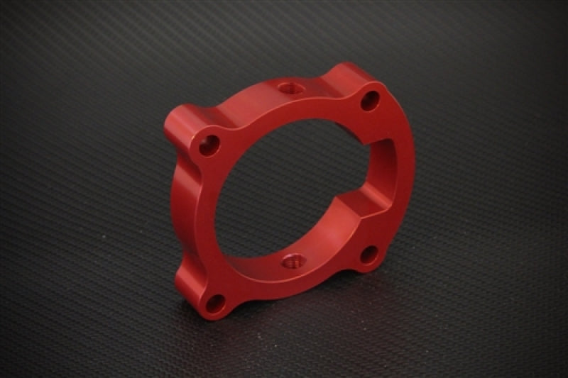 Torque Solution Throttle Body Spacer (Red): Hyundai Genesis Coupe 2.0T 10-12 Torque Solution Throttle Body Spacers AXOPROS