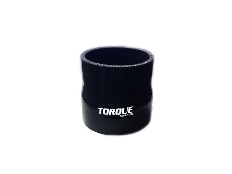 Torque Solution Transition Silicone Coupler: 2.75 inch to 3 inch Black Universal Torque Solution Silicone Couplers & Hoses AXOPROS