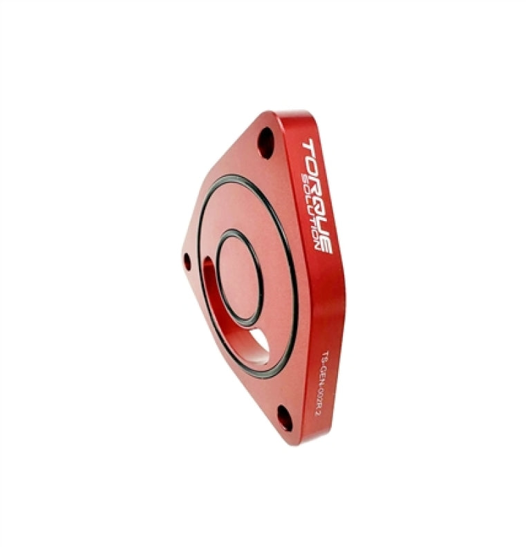 Torque Solution V2 Blow Off BOV Sound Plate (Red): Multiple Applications Torque Solution Blow Off Valves AXOPROS