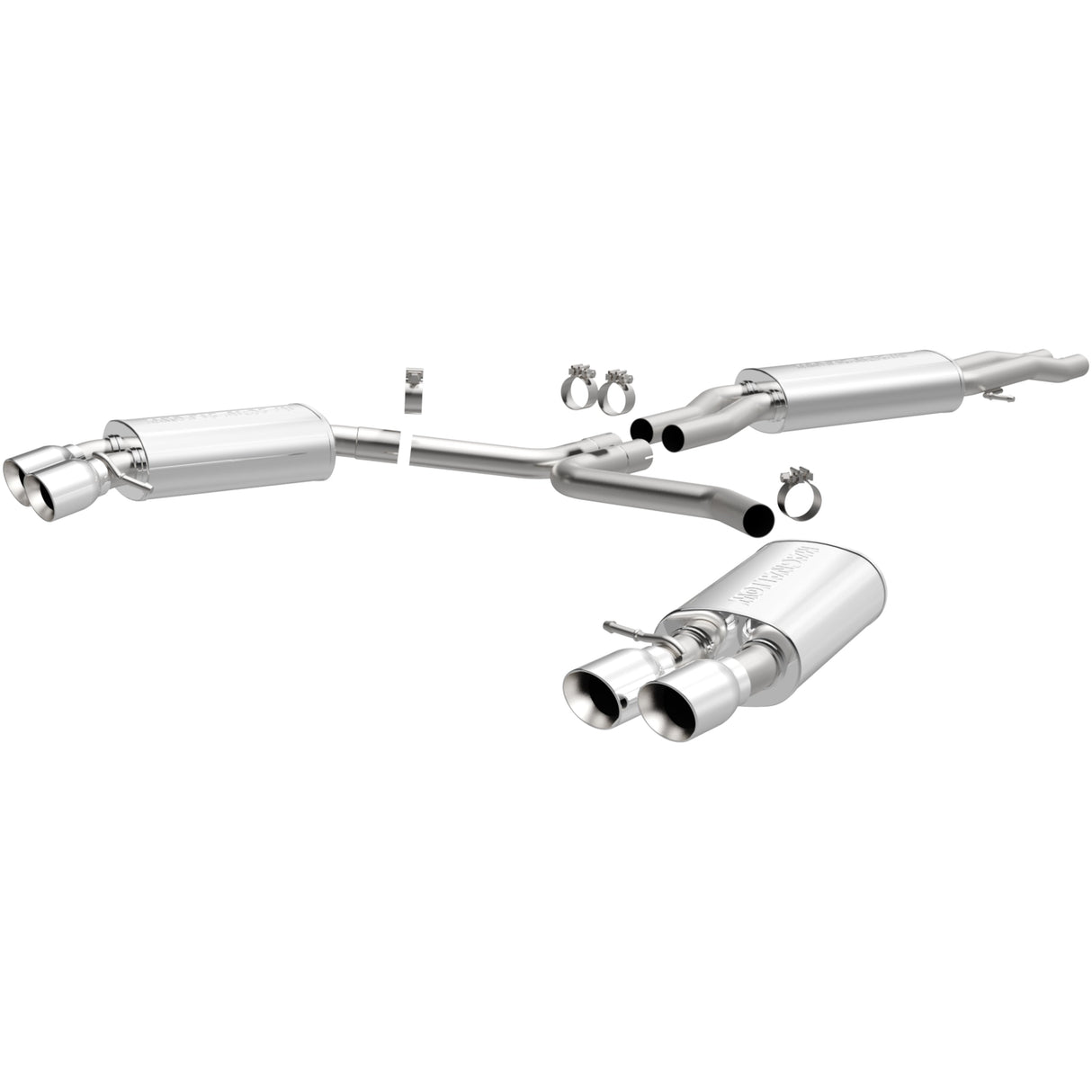 Touring Series Stainless Cat-Back System MagnaFlow Exhaust Products Exhaust System Kit AXOPROS