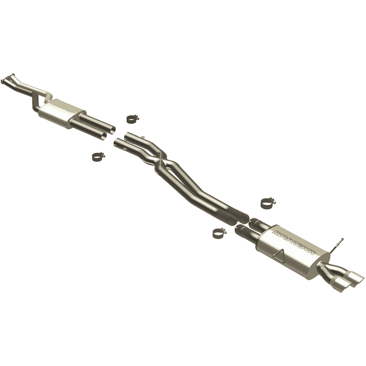 Touring Series Stainless Cat-Back System MagnaFlow Exhaust Products Exhaust System Kit AXOPROS