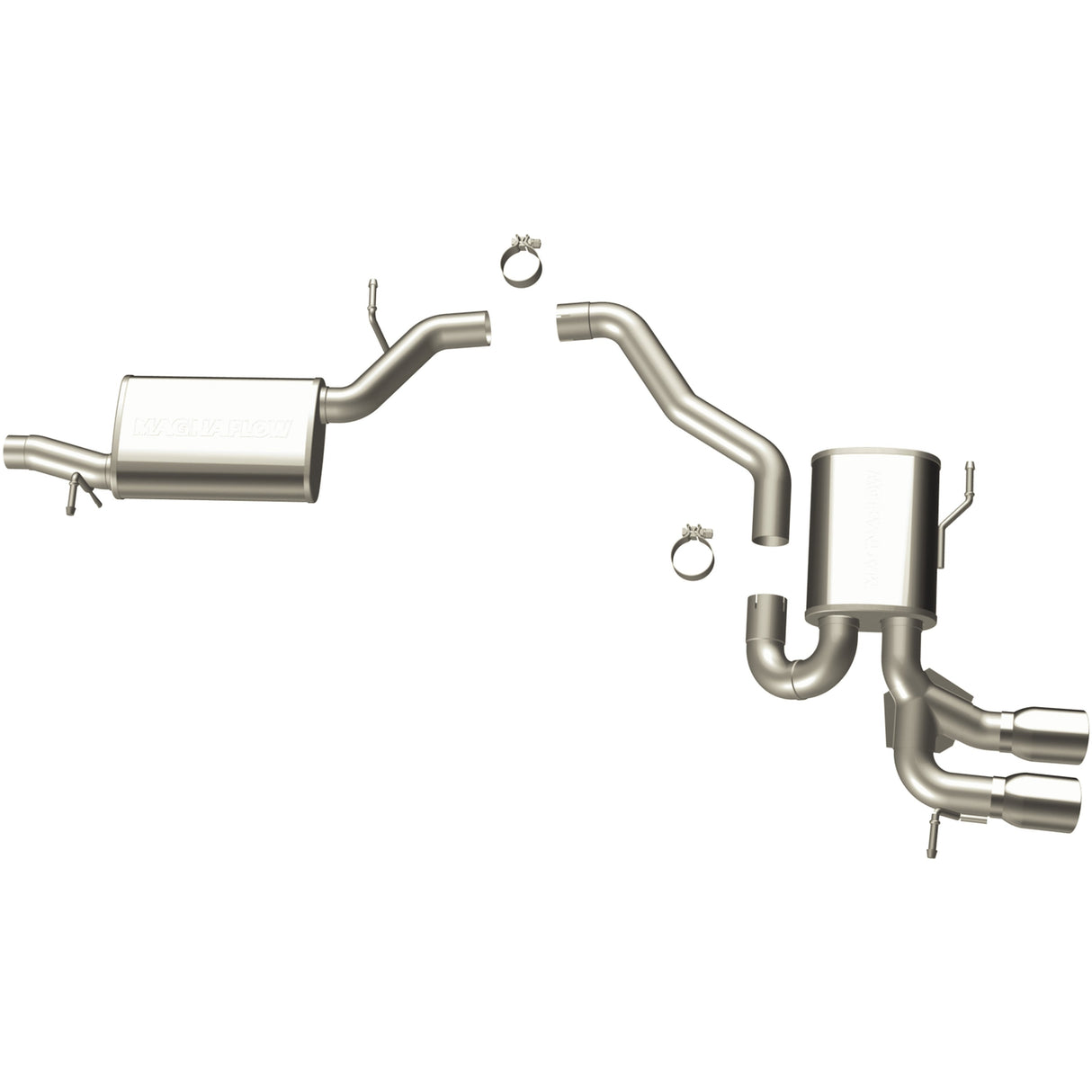 Touring Series Stainless Cat-Back System MagnaFlow Exhaust Products Exhaust System Kit AXOPROS