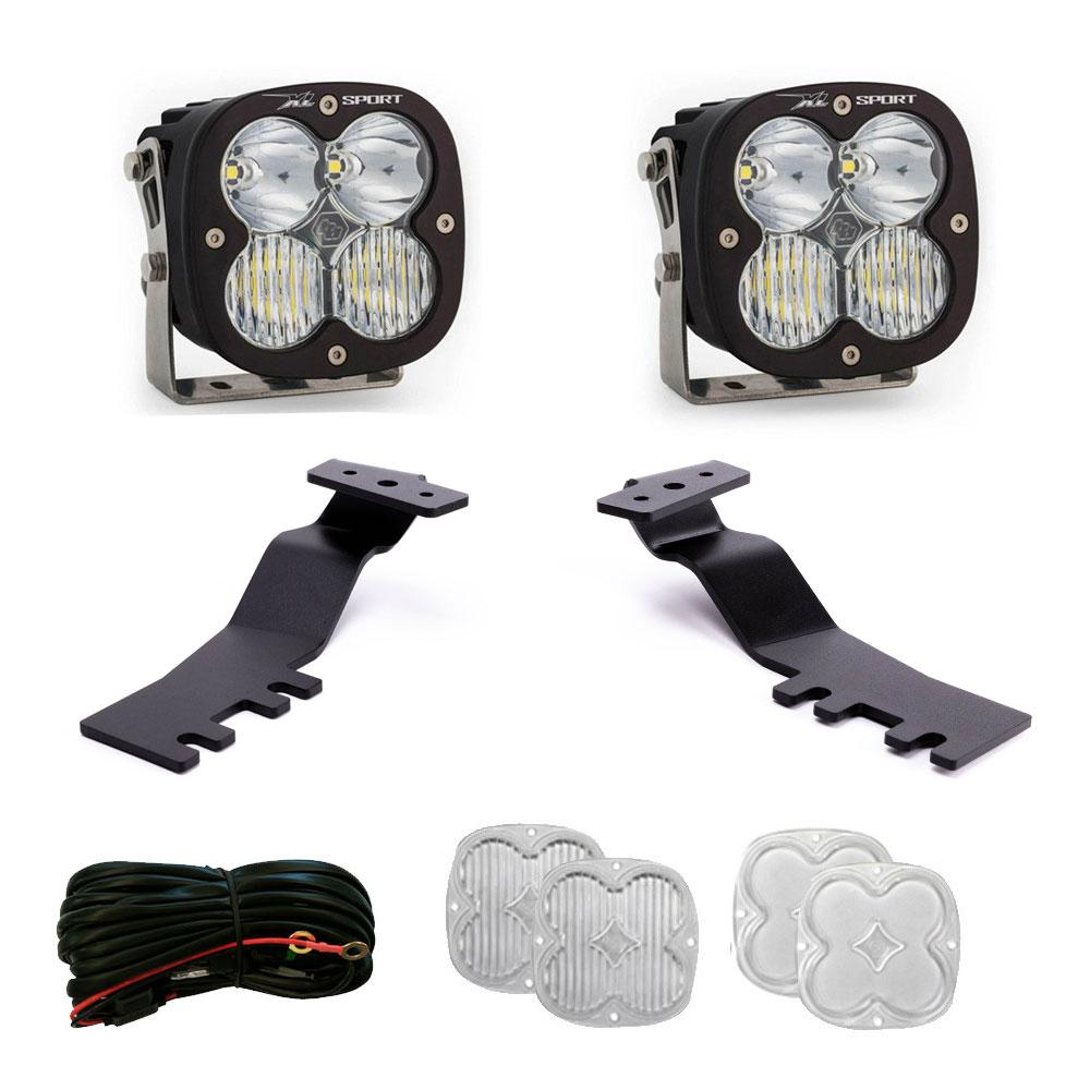 Toyota Tacoma XL Sport A-Pillar Kit Baja Designs Auxiliary Light AXOPROS