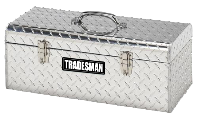 Tradesman Aluminum Handheld Tool Box (24in.) - Brite Tradesman Tool Storage  AXOPROS