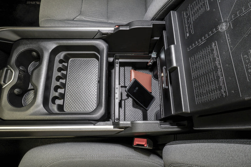 Tuffy Console Safe W/ Keyed Lock For Ram Trucks W/ Sliding Tray Console Tuffy Products Cargo Boxes & Bags AXOPROS