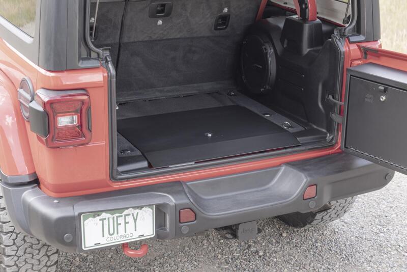 Tuffy Jl Locking Cubby Cover- Blk 2019+ Jl Wrangler Tuffy Products Cargo Boxes & Bags AXOPROS