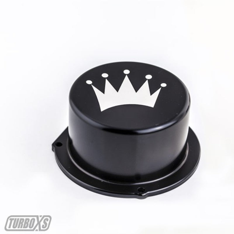 Turbo XS 15-16 Subaru WRX Billet Aluminum Vacuum Pump Cover - Black Turbo XS Engine Covers AXOPROS