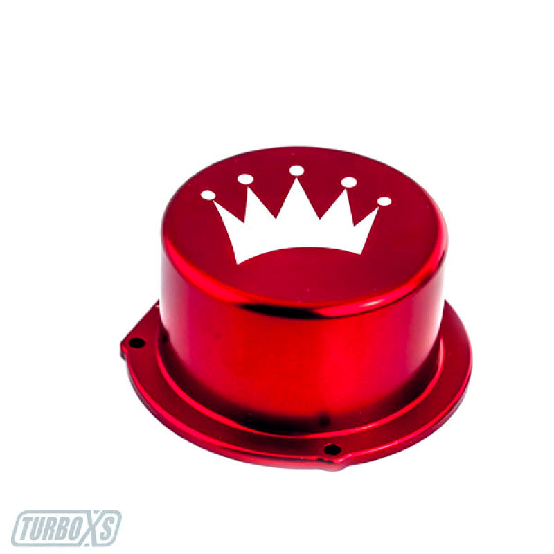 Turbo XS 15-16 Subaru WRX Billet Aluminum Vacuum Pump Cover - Red Turbo XS Engine Covers AXOPROS