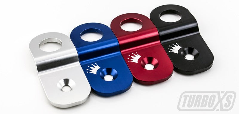 Turbo XS 15-16 Subaru WRX/STI Billet Aluminum Radiator Stay - Black Turbo XS Radiator Stays AXOPROS