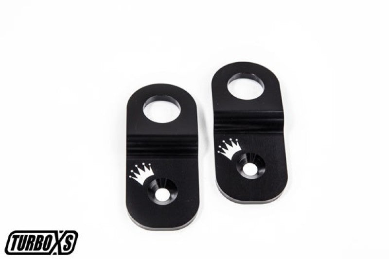 Turbo XS Subaru 02-07 WRX / 04-07 STi Radiator Stay No Hood Prop - Black Turbo XS Radiator Stays AXOPROS