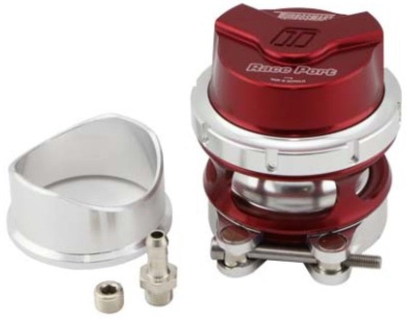 Turbosmart BOV Race Port Female Gen-V Red - No Weld Flange Turbosmart Blow Off Valves AXOPROS