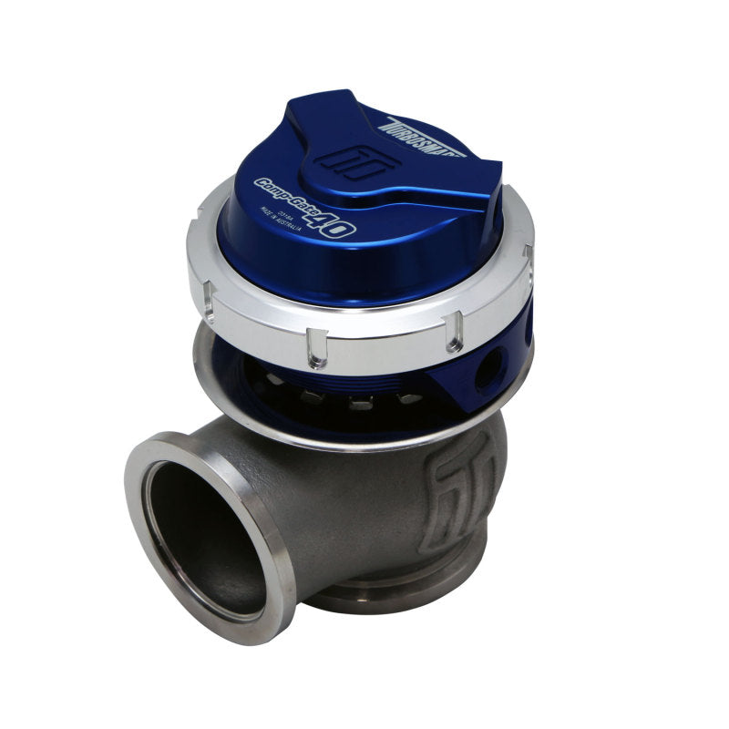 Turbosmart WG40 Gen V Comp-Gate 40mm - 14 PSI Blue Turbosmart Wastegates AXOPROS