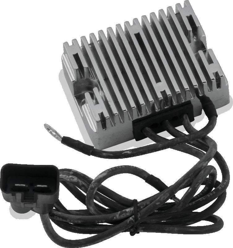 Twin Power 2000 FXD Voltage Regulator Chrome Replaces H-D 74512-00 38 Amp TwinPower Voltage Regulators AXOPROS