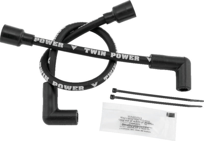 Twin Power 65-79 FL FX 89-99 Softail 91-98 Dyna 65-85 XL Black Ignition Wire Set TwinPower Spark Plug Wire Sets AXOPROS