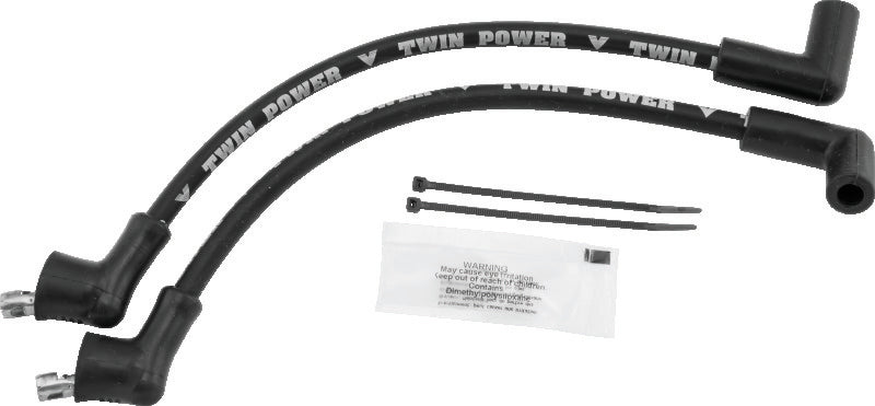 Twin Power 82-2000 FXR Black Ignition Wire Set TwinPower Spark Plug Wire Sets AXOPROS