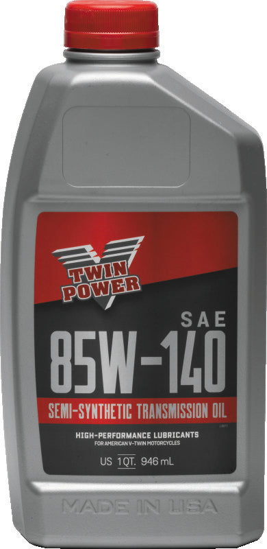 Twin Power 85W140 Semi-Synthetic Transmission Lube Quart TwinPower Gear Oils AXOPROS