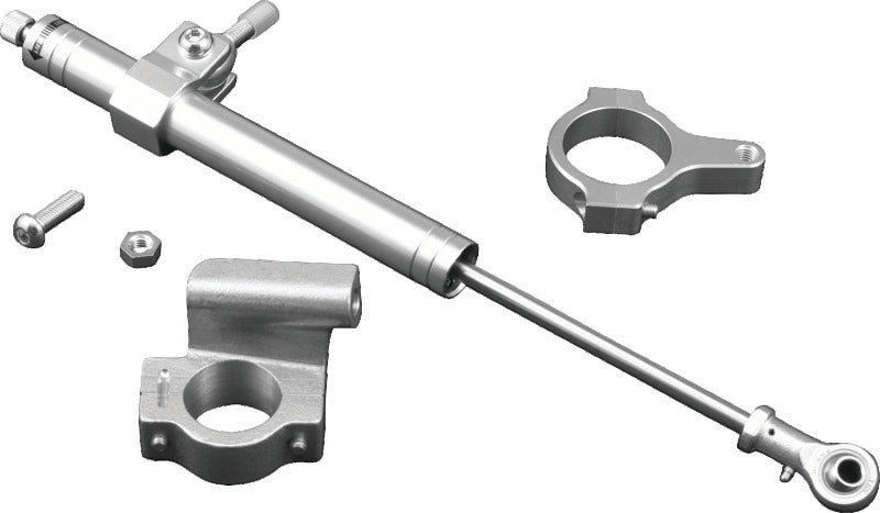 Twin Power 88-03 XL Satin Steering Damper Kit TwinPower Steering Dampers AXOPROS