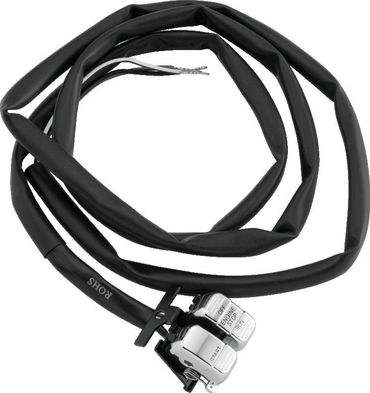 Twin Power 96-13 Big Twin XL V-Rod Chrome Engine Start Stop Switch Replaces H-D 71589-96 71684-06A TwinPower Switch Panels AXOPROS