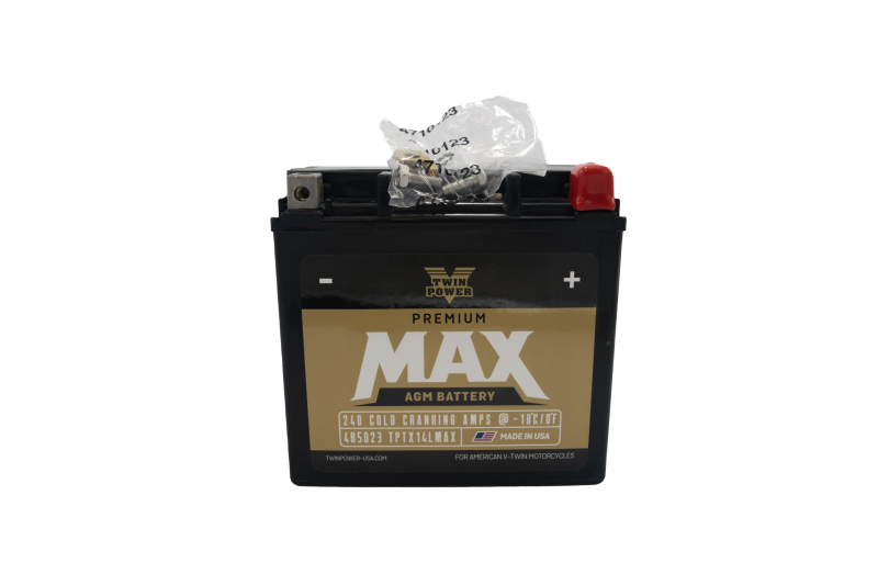 Twin Power GYZ-16HL Premium MAX Battery Replaces H-D 65958-04 Made in USA 240 CCA TwinPower Batteries AXOPROS